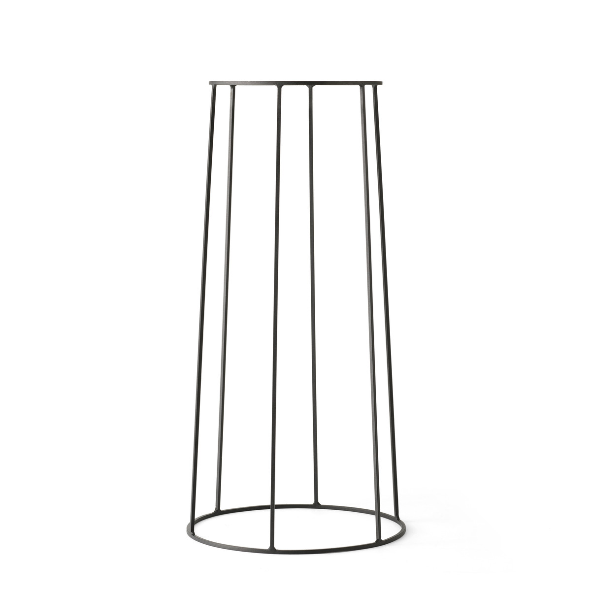 Підставка для квіткового горщика 40x23x23x23 см чорна Wire Menu | https://grandposuda.com.ua