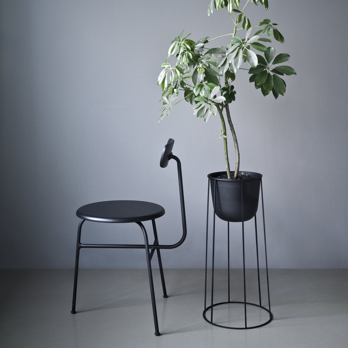 Квітковий горщик 17x23x23x17 см чорний Wire Menu Квітковий горщик 17x23x23x17 см чорний Wire Menu | https://grandposuda.com.ua