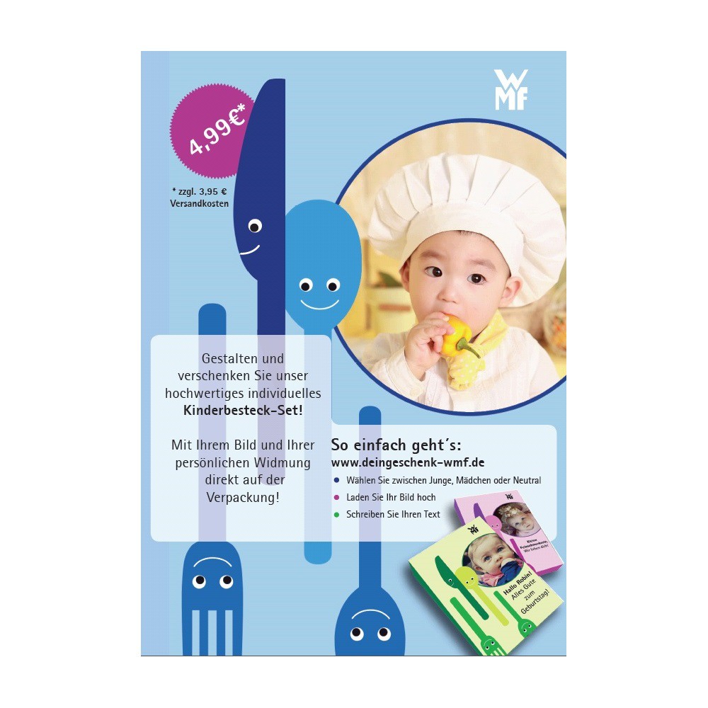 WMF Набір дитячого посуду 6 предметів Der Kleine Prinz | https://grandposuda.com.ua