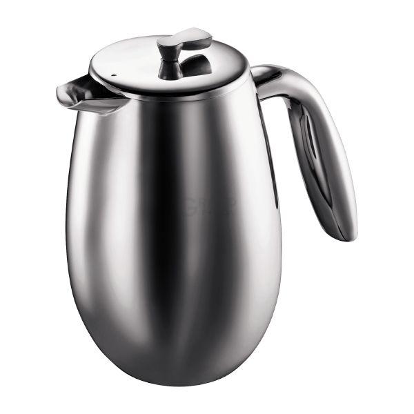 Bodum Кофейник с двойными стенками матовый, 0,35 л, Columbia | https://grandposuda.com.ua