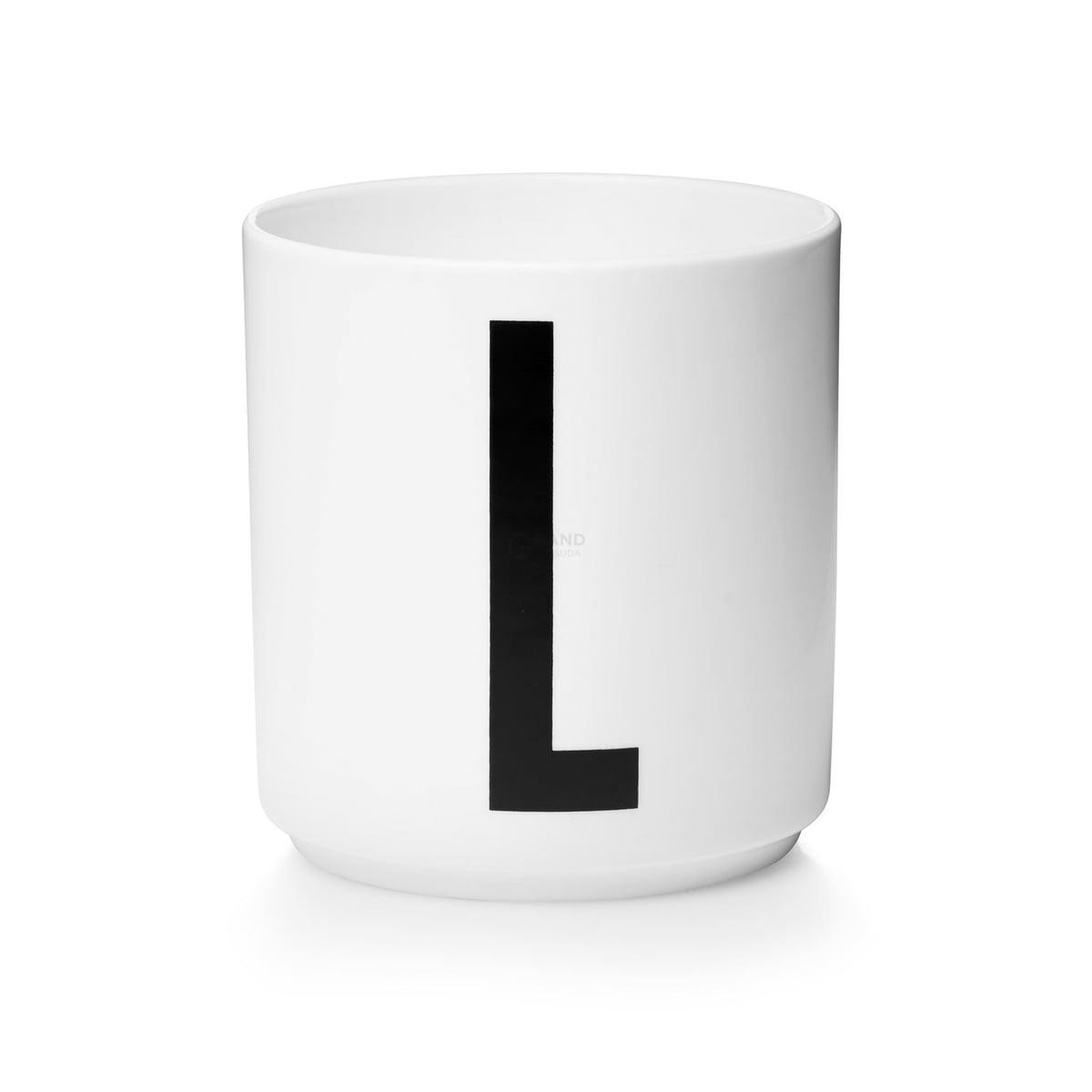 Design Letters Чашка L 325 мл біла AJ Porzellan Becher | https://grandposuda.com.ua