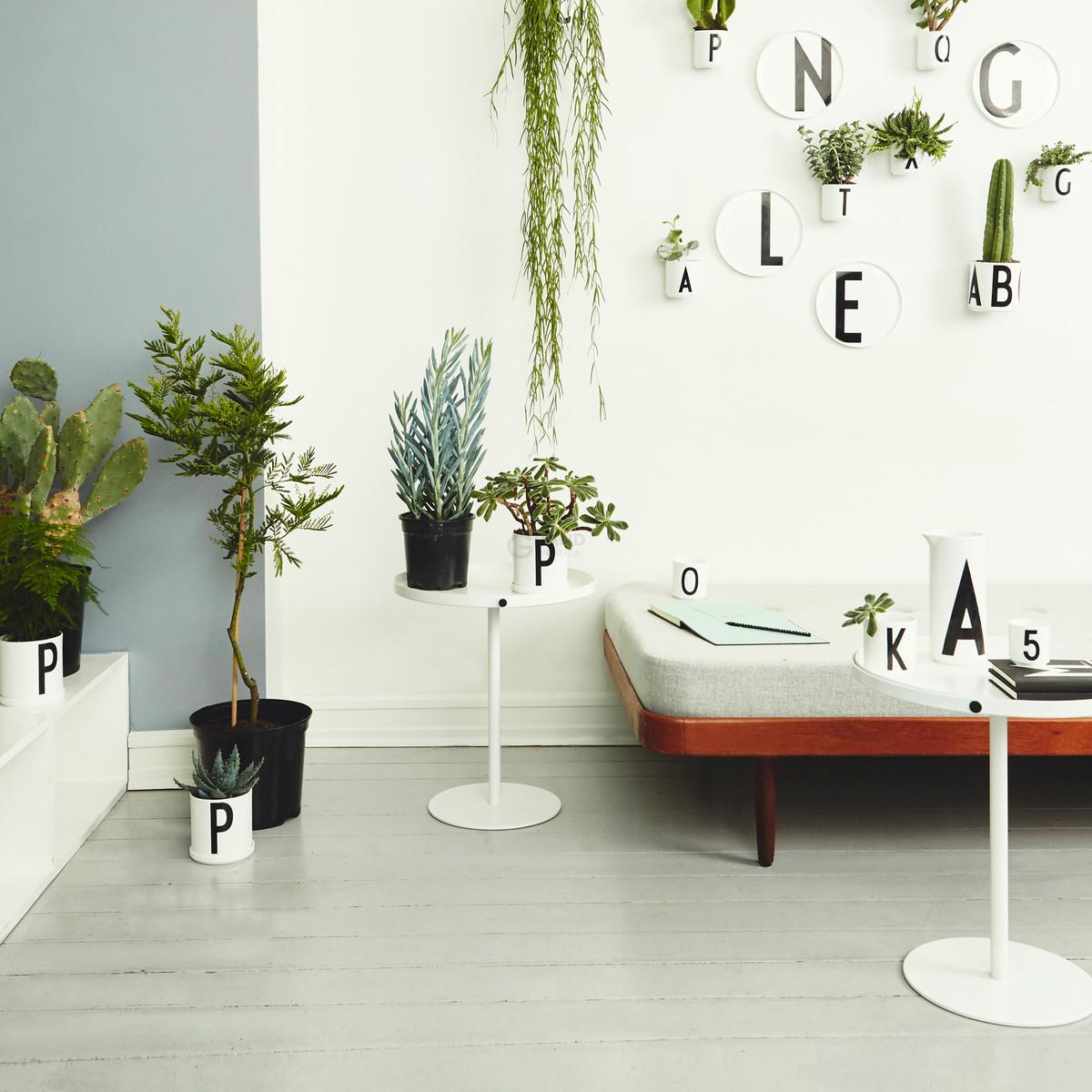 Design Letters Цветочный горшок 12x11,5x11,5x11,5 см белый AJ Porzellan Pflanztopf | https://grandposuda.com.ua