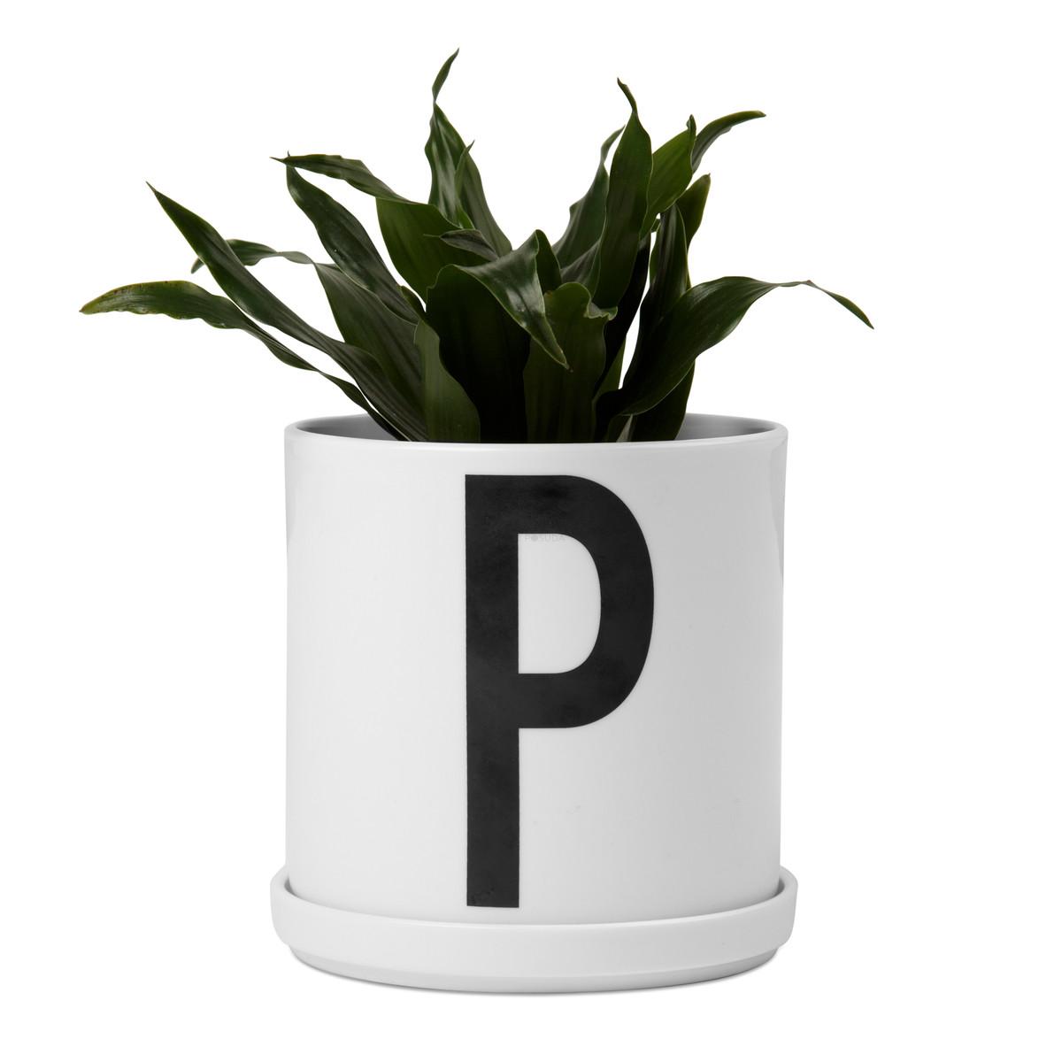 Design Letters Цветочный горшок 12x11,5x11,5x11,5 см белый AJ Porzellan Pflanztopf | https://grandposuda.com.ua