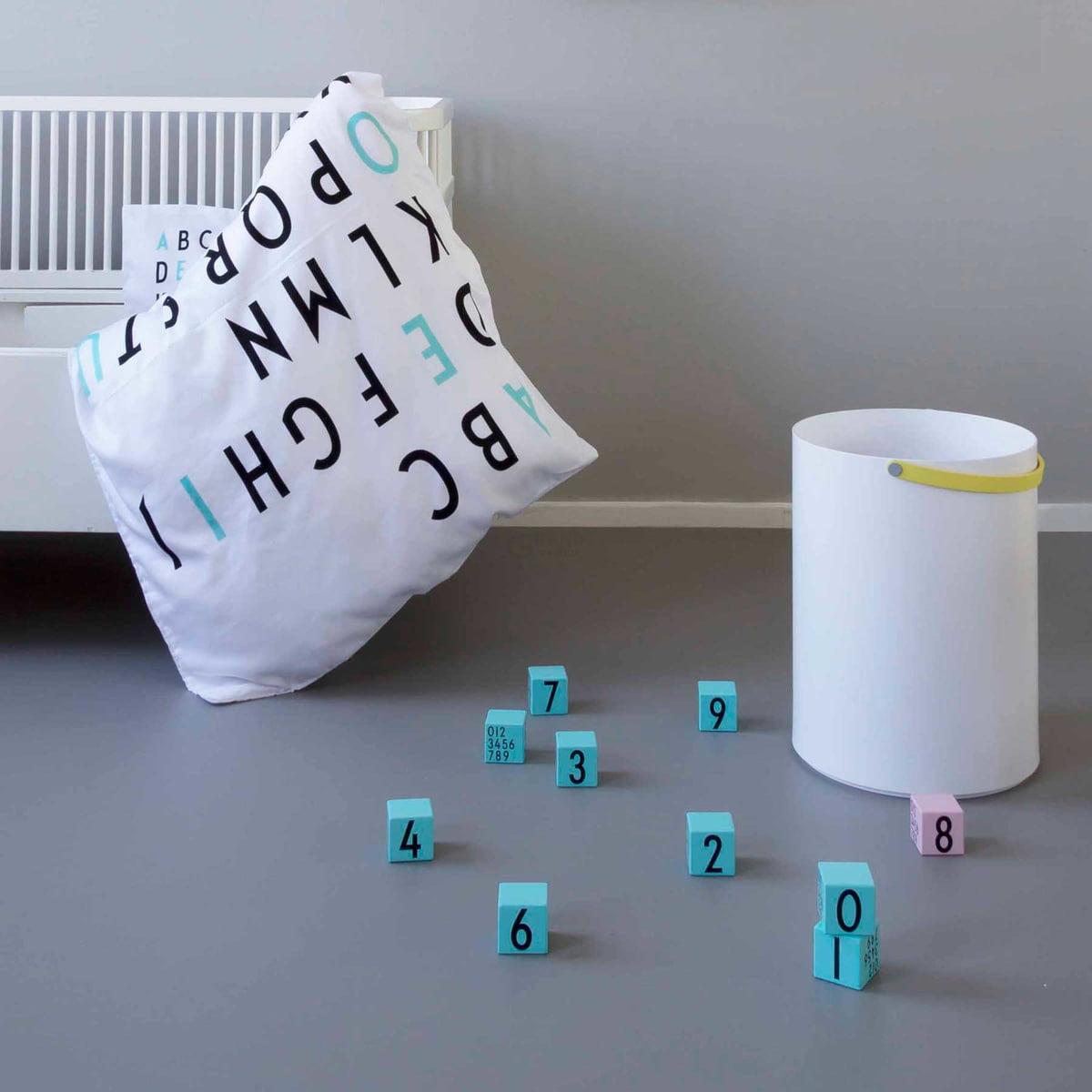 Design Letters Кубики 5x5x5 см рожеві AJ Wooden Number Cubes | https://grandposuda.com.ua