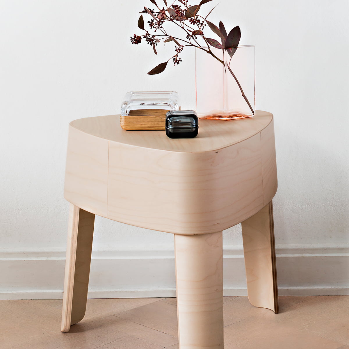 Iittala Табурет 40,9х40,6 см дерево Plektra | https://grandposuda.com.ua