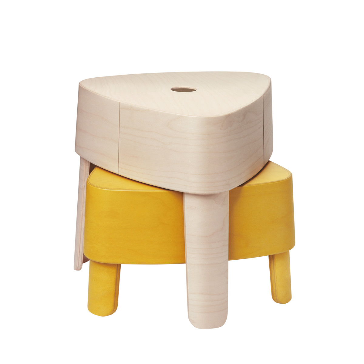 Iittala Табурет 40,9х40,6 см дерево Plektra | https://grandposuda.com.ua