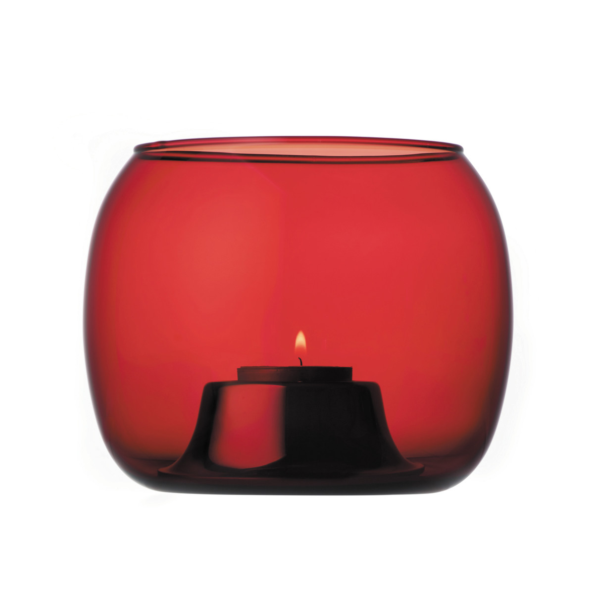 Iittala Подсвечник для чайной свечи 11,5х14,1 см серый Kaasa | https://grandposuda.com.ua