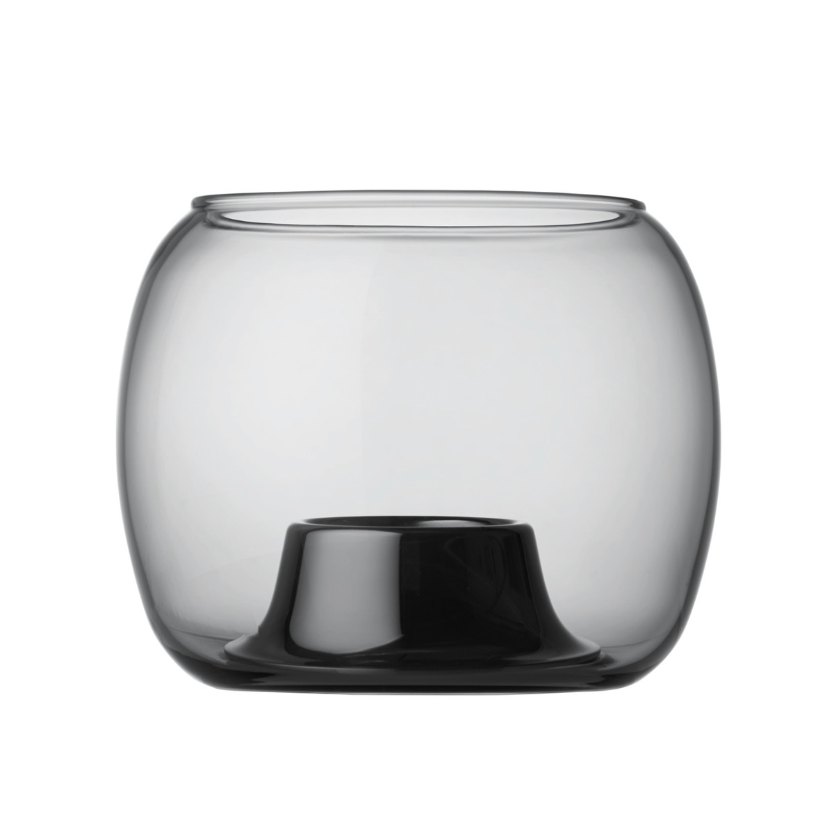 Iittala Підсвічник для чайної свічки 11,5х14,1 см сірий Kaasa | https://grandposuda.com.ua