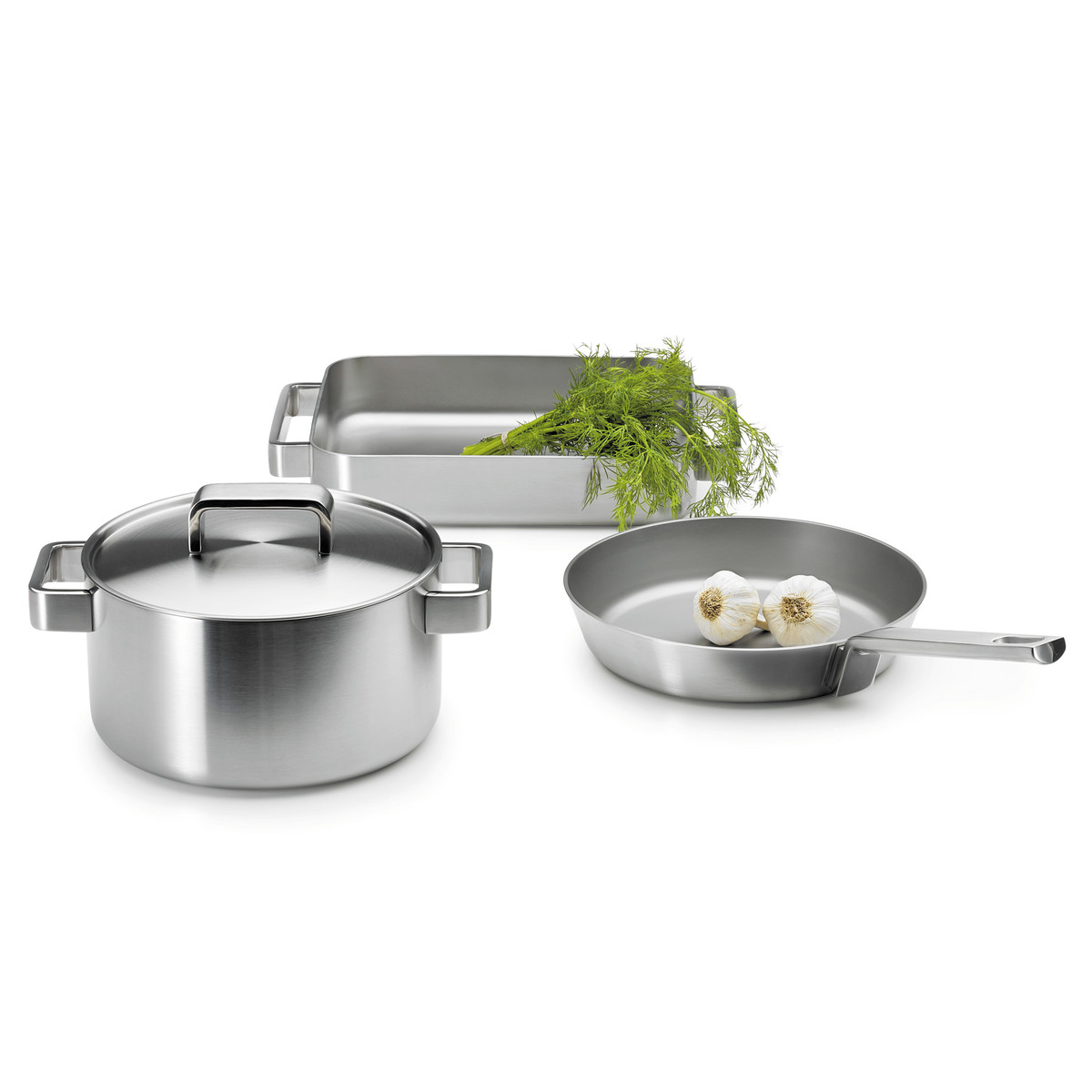 Iittala Сковорода 24 см срібляста Tools | https://grandposuda.com.ua