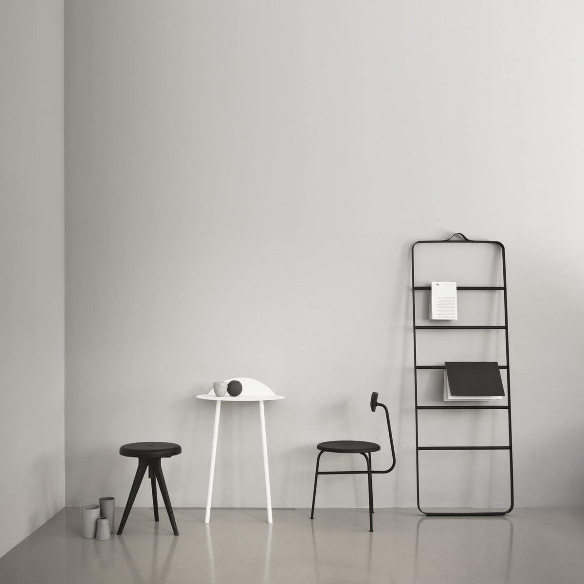 Полотенцесушитель 170x3,5x60 cм светлый дуб Towel Ladder Menu | https://grandposuda.com.ua