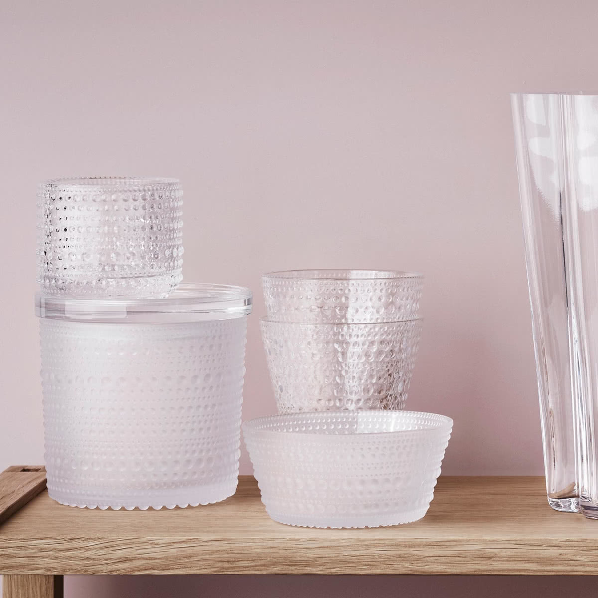 Iittala Ємність для зберігання 5,7х11,6 см світло-блакитна Kastehelmi | https://grandposuda.com.ua
