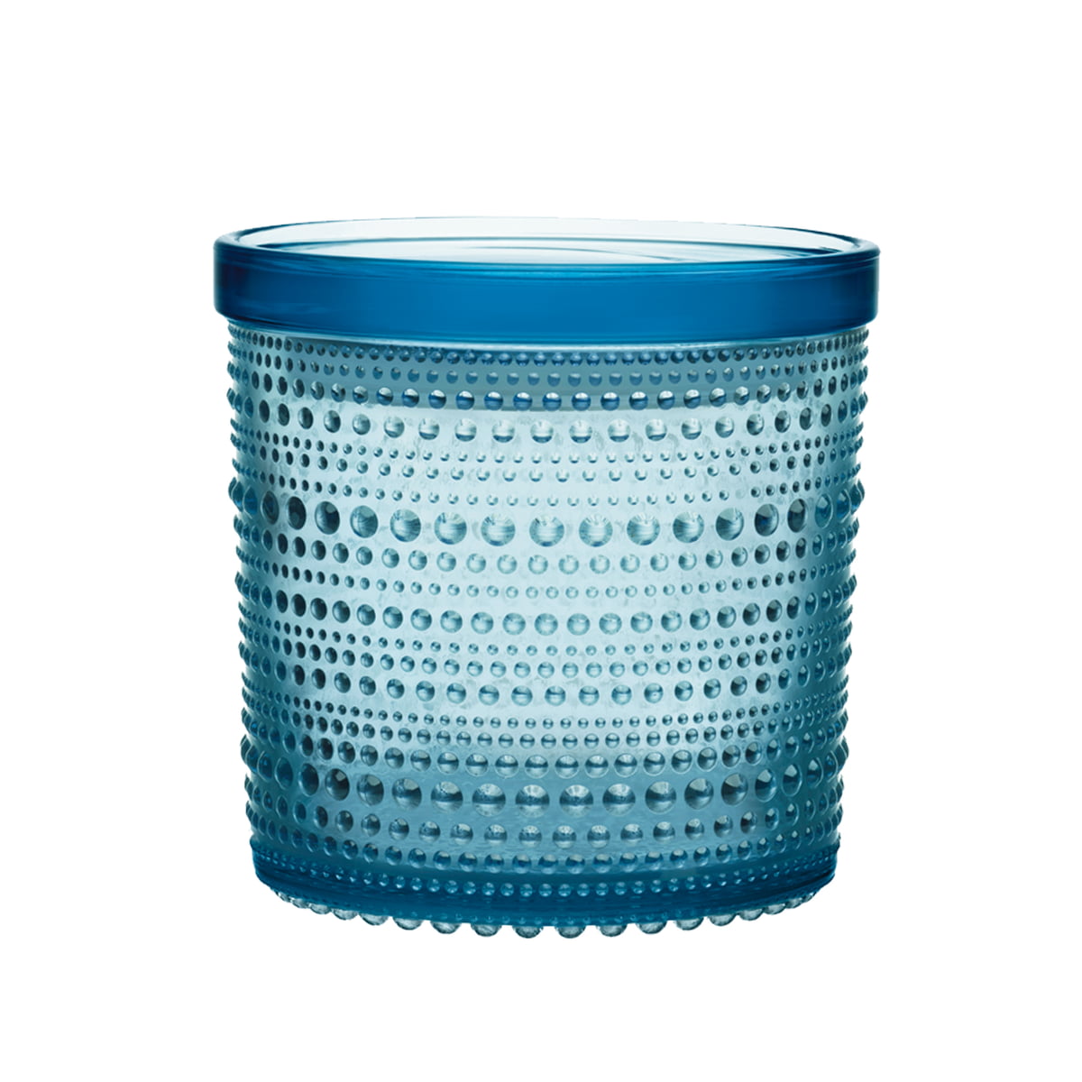 Iittala Ємність для зберігання 11,4х11,6 см світло-блакитна Kastehelmi | https://grandposuda.com.ua