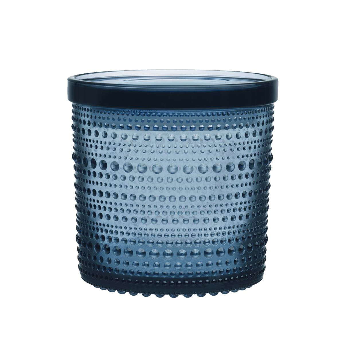 Iittala Ємність для зберігання 11,4х11,6 см синя Kastehelmi | https://grandposuda.com.ua