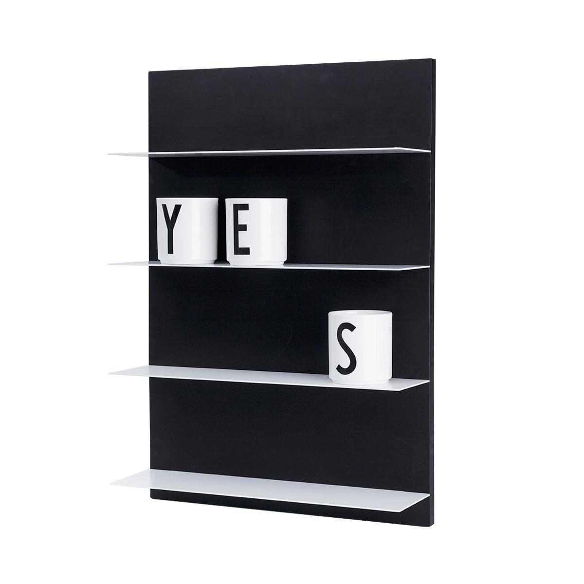 Design Letters Полка A3 59,4x10x42 см черная Black Paper Regal | https://grandposuda.com.ua