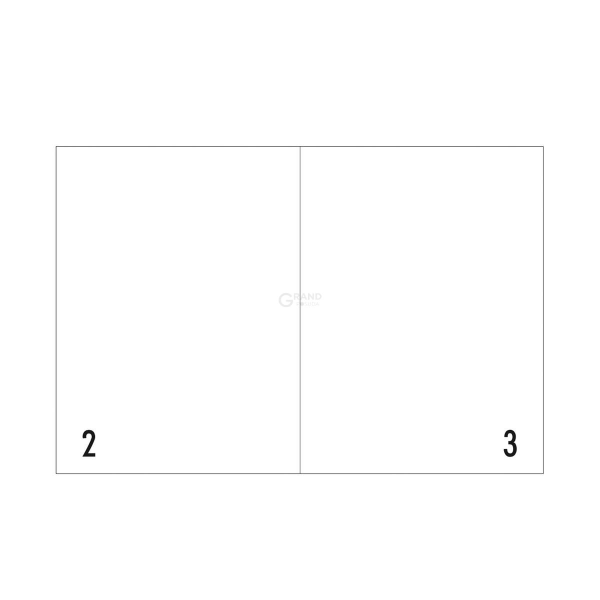 Design Letters Блокнот D 21,5x1,5x14,8 см чорний AJ Personal Notizbuch A-Z | https://grandposuda.com.ua