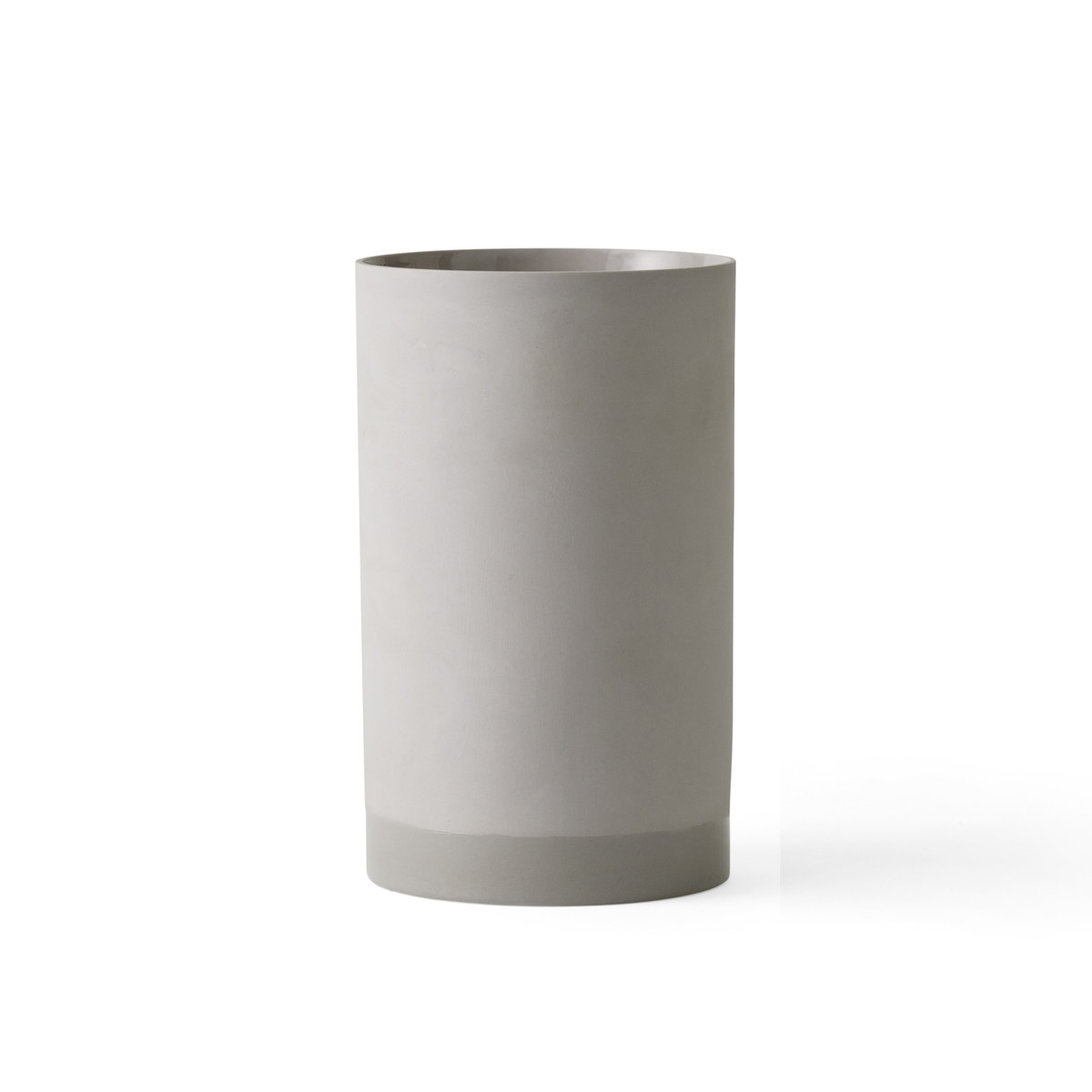 Ваза 20x12 см белая Cylindrical Menu | https://grandposuda.com.ua
