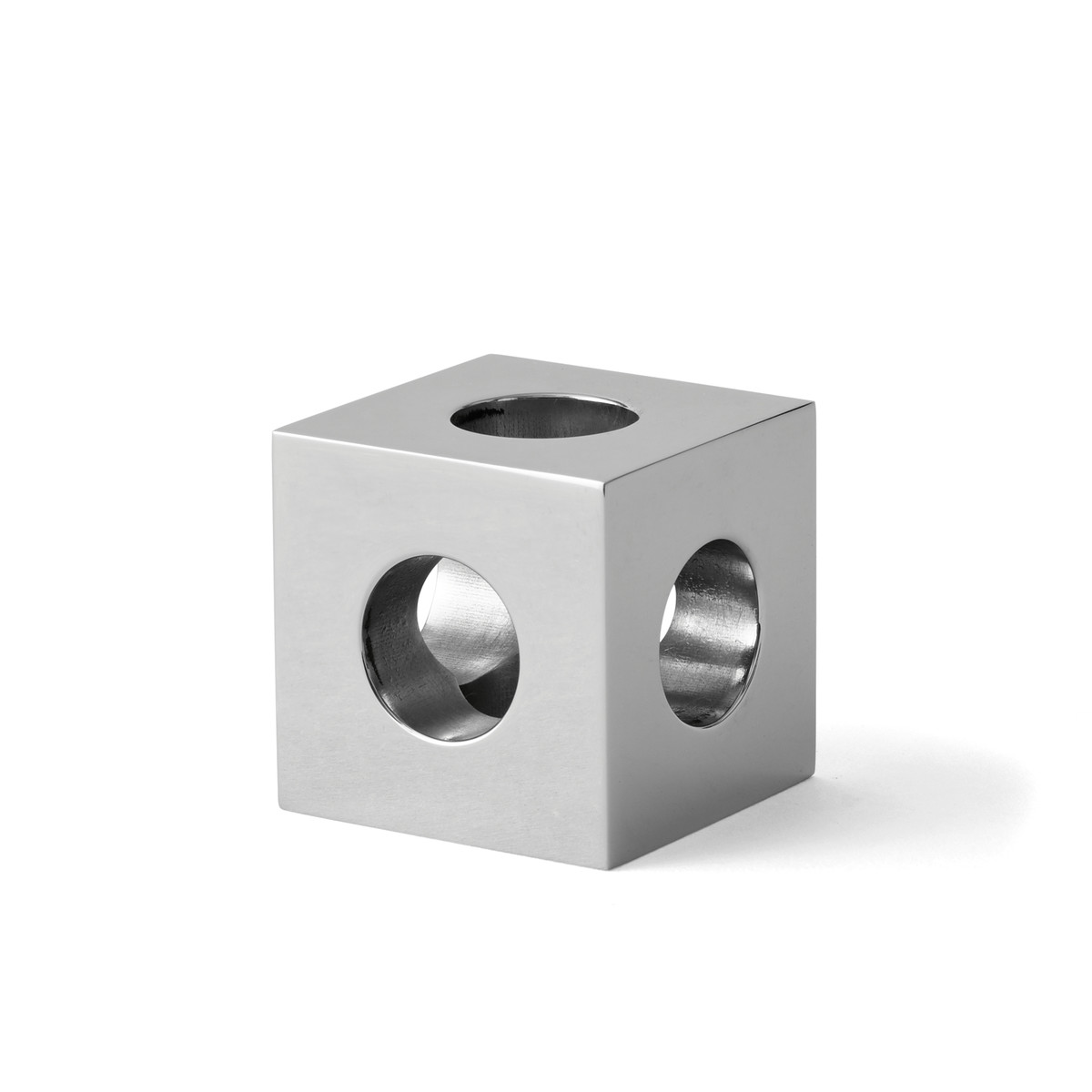 Підсвічник 4,5x4,5x4,5 см сірий Cube Menu | https://grandposuda.com.ua