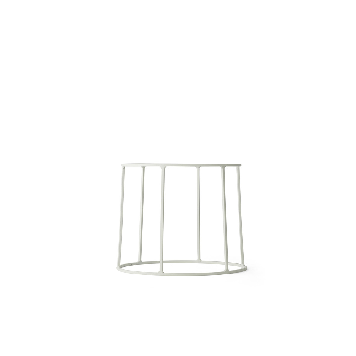 Подставка для цветочного горшка 20x23x23x23 см белая Wire Menu | https://grandposuda.com.ua