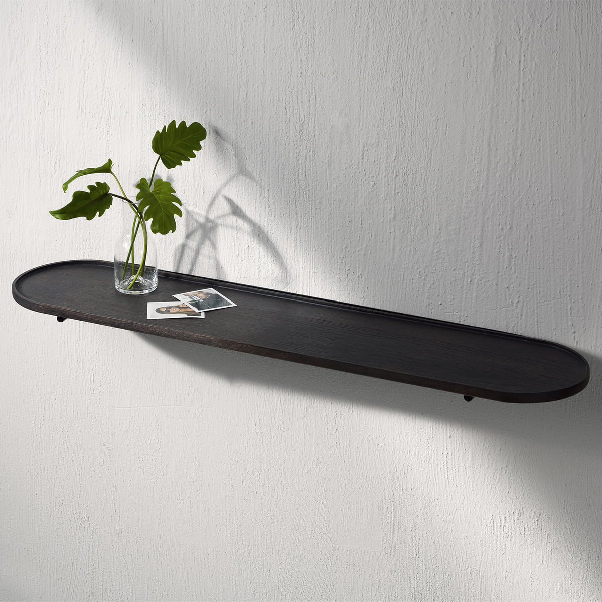 Настенная полка 25x116 см темный дуб Wall Tray Menu | https://grandposuda.com.ua