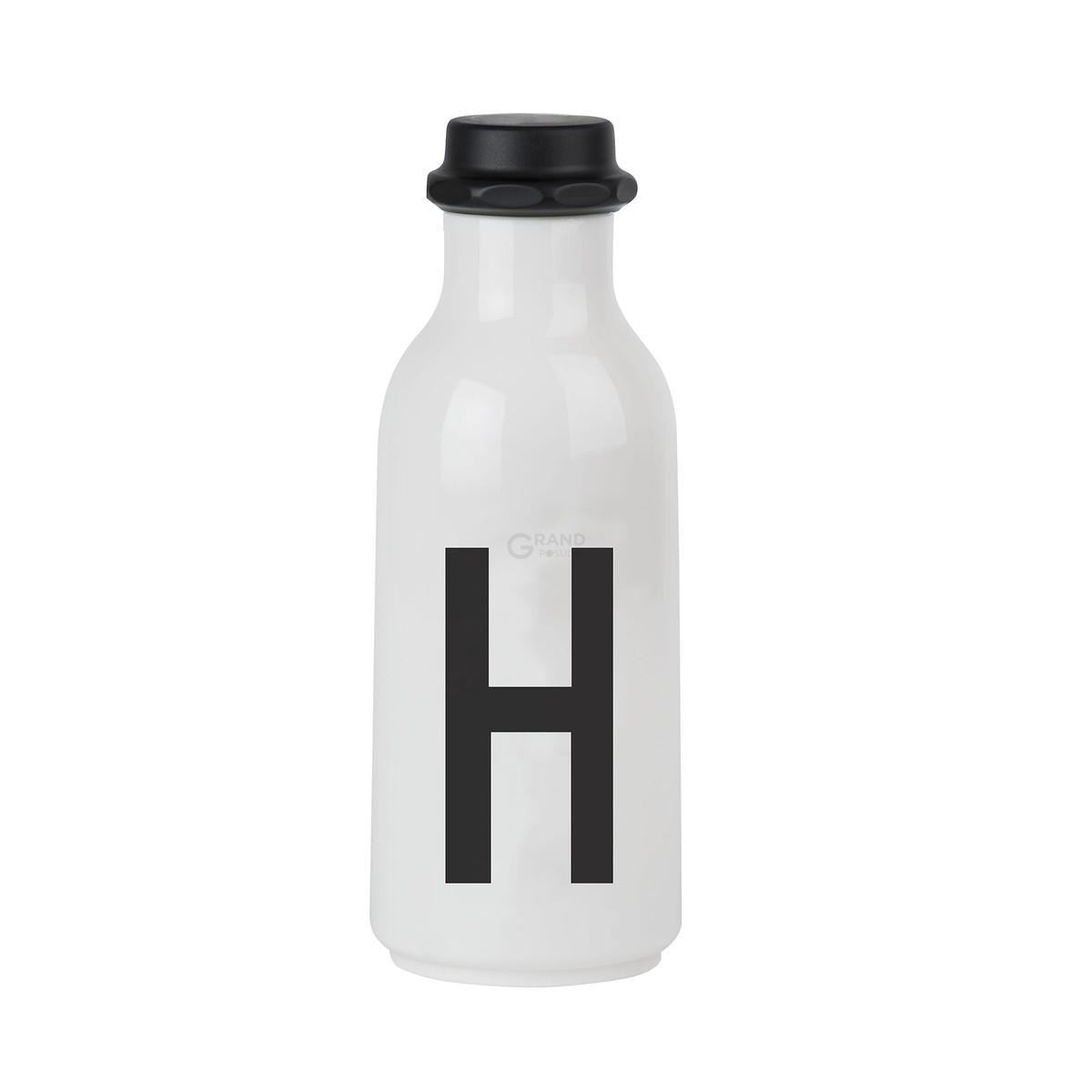 Design Letters Пляшка H 500 мл чорно-біла Wasserflasche von A-Z Design Letters Пляшка H 500 мл чорно-біла Wasserflasche von A-Z | https://grandposuda.com.ua