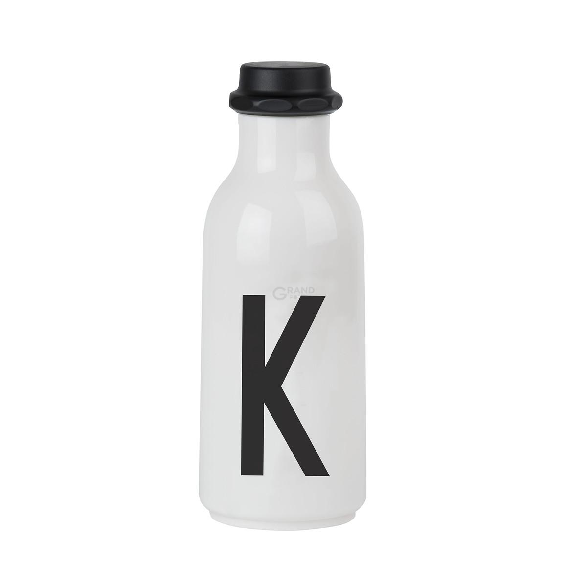 Design Letters Пляшка K 500 мл чорно-біла Wasserflasche von A-Z Design Letters Пляшка K 500 мл чорно-біла Wasserflasche von A-Z | https://grandposuda.com.ua