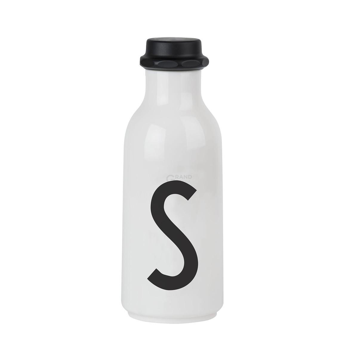 Design Letters Пляшка S 500 мл чорно-біла Wasserflasche von A-Z Design Letters Пляшка S 500 мл чорно-біла Wasserflasche von A-Z | https://grandposuda.com.ua
