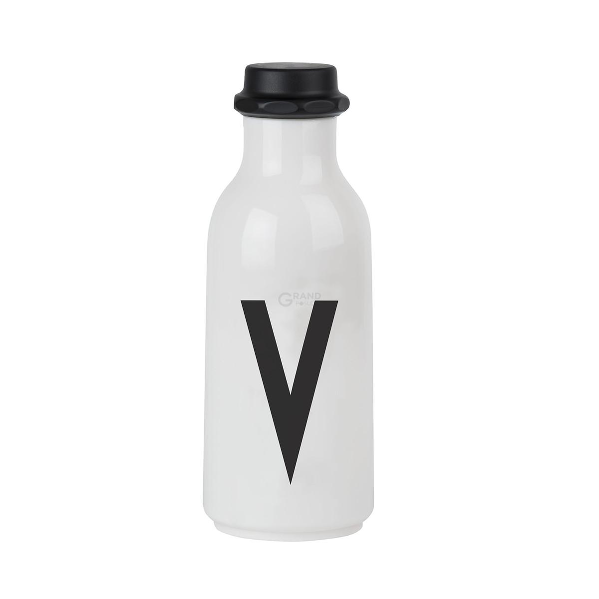 Design Letters Пляшка V 500 мл чорно-біла Wasserflasche von A-Z Design Letters Пляшка V 500 мл чорно-біла Wasserflasche von A-Z | https://grandposuda.com.ua