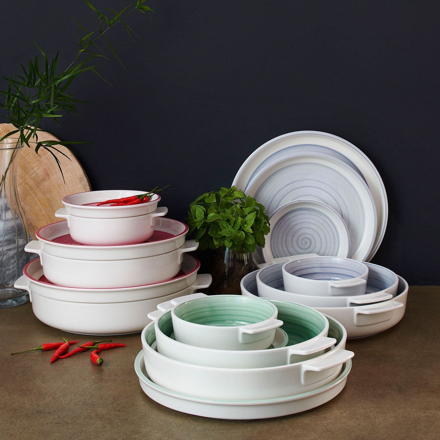 Villeroy & Boch Блюдо сервіровки кругле 26 см Blue Clever Cooking | https://grandposuda.com.ua