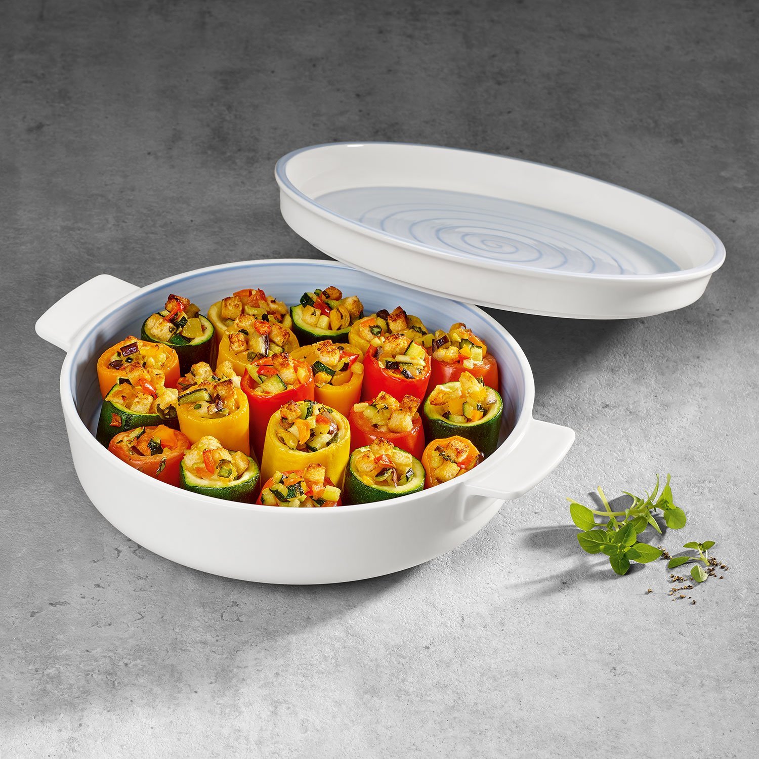 Villeroy & Boch Форма для запекания 24 см круглая Blue Clever Cooking | https://grandposuda.com.ua