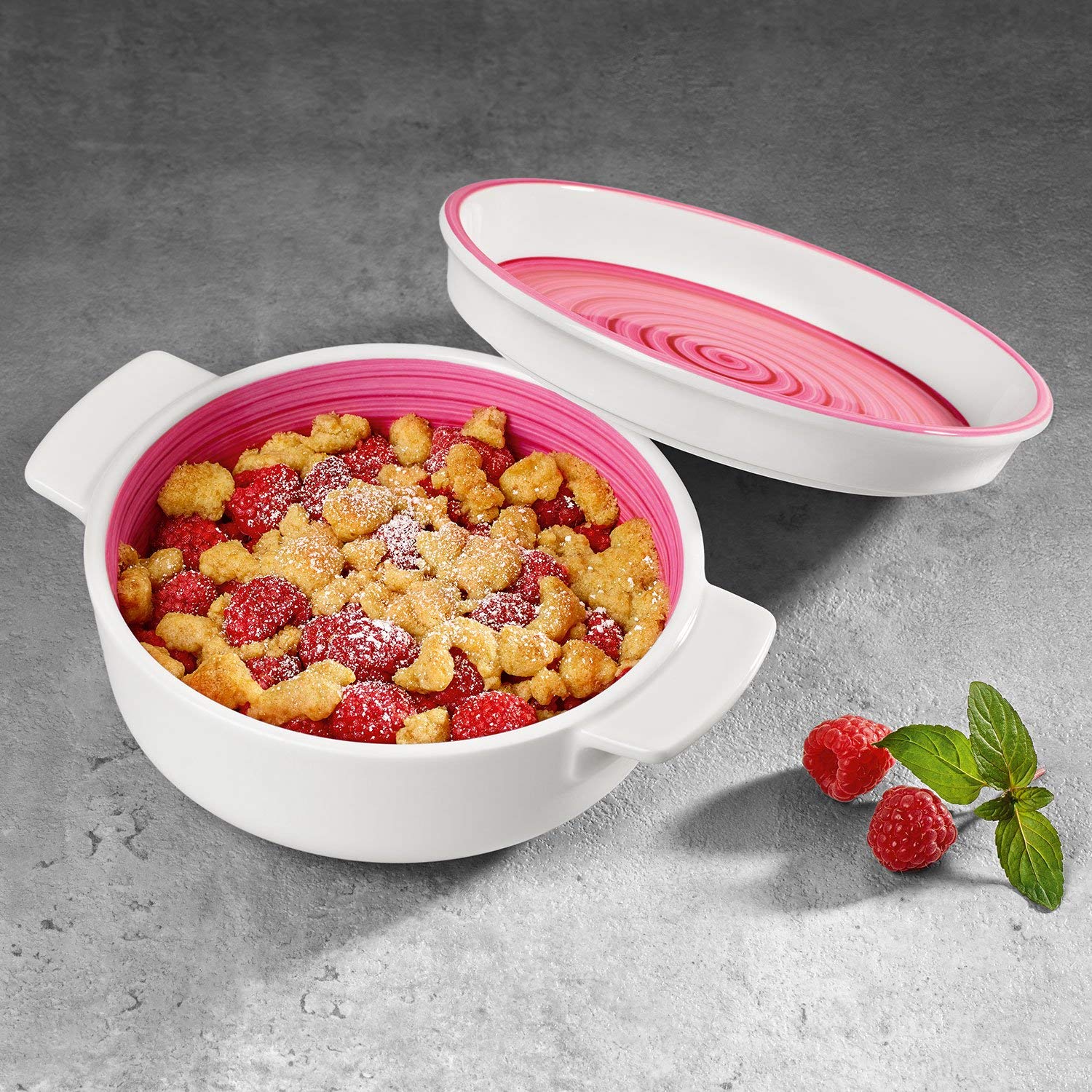 Villeroy & Boch Форма для запікання 28 см кругла Pink Clever Cooking | https://grandposuda.com.ua
