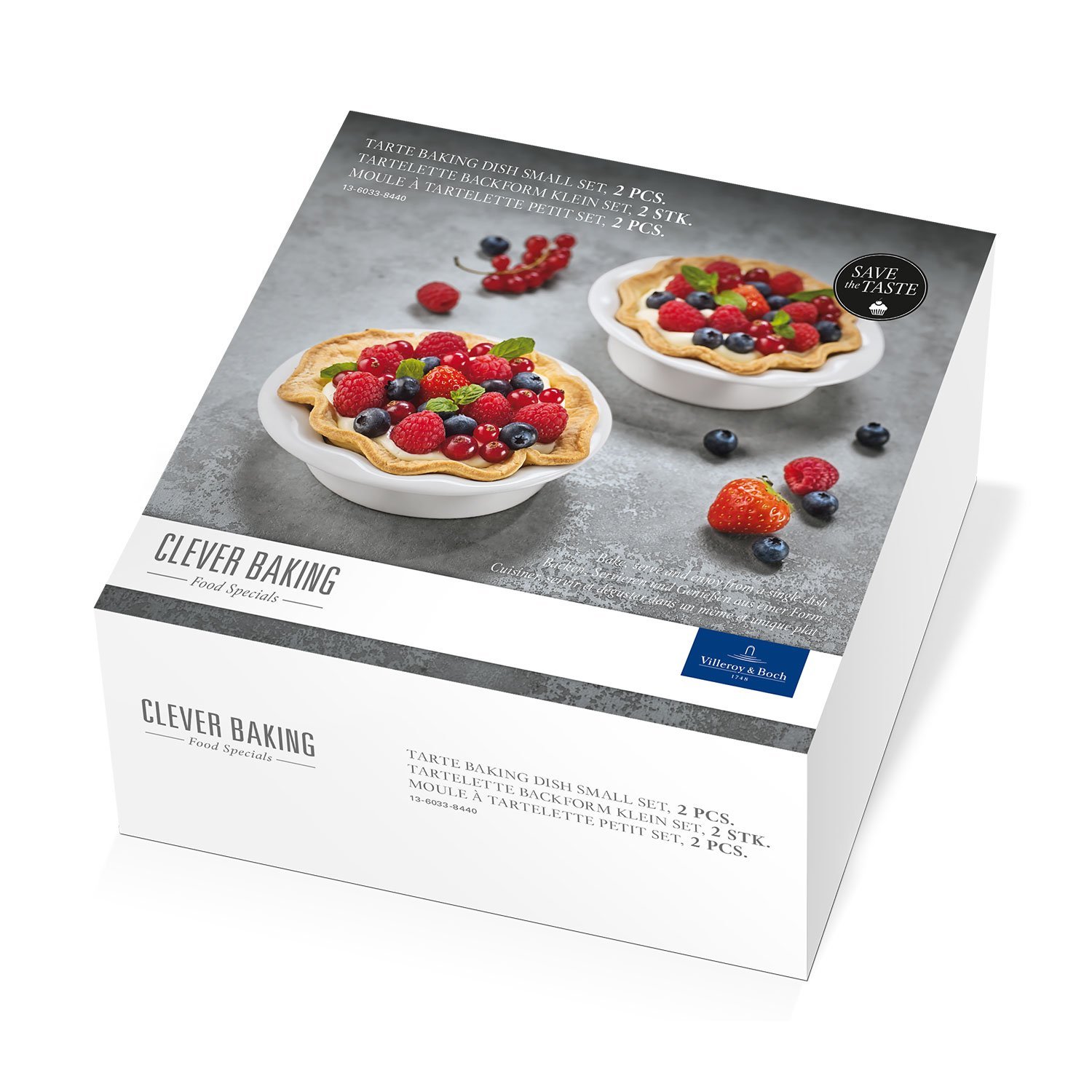 Villeroy & Boch Набір форм для випічки тарталеток 13 см 2 предмета Clever Baking | https://grandposuda.com.ua