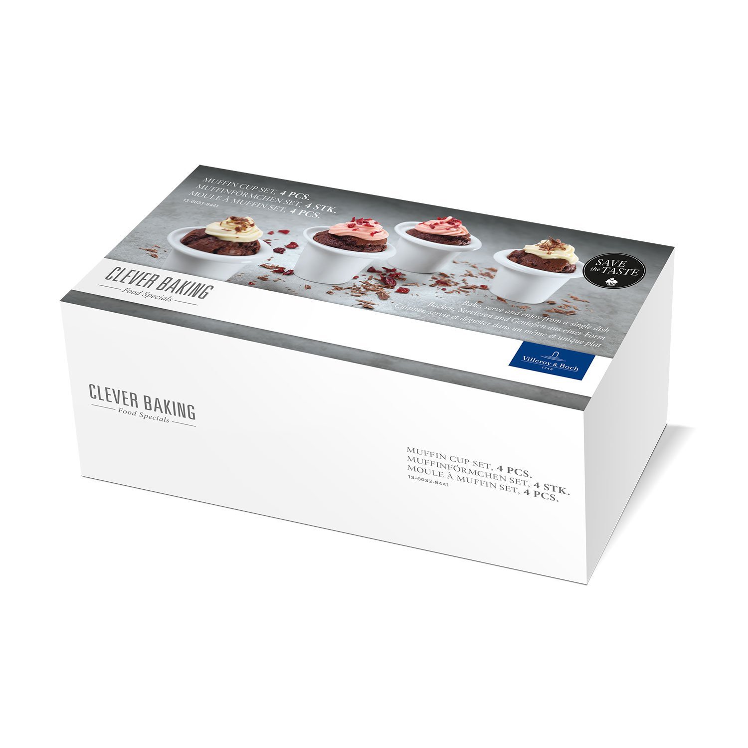 Villeroy & Boch Набор форм для выпечки 9 см 4 предмета Clever Baking | https://grandposuda.com.ua