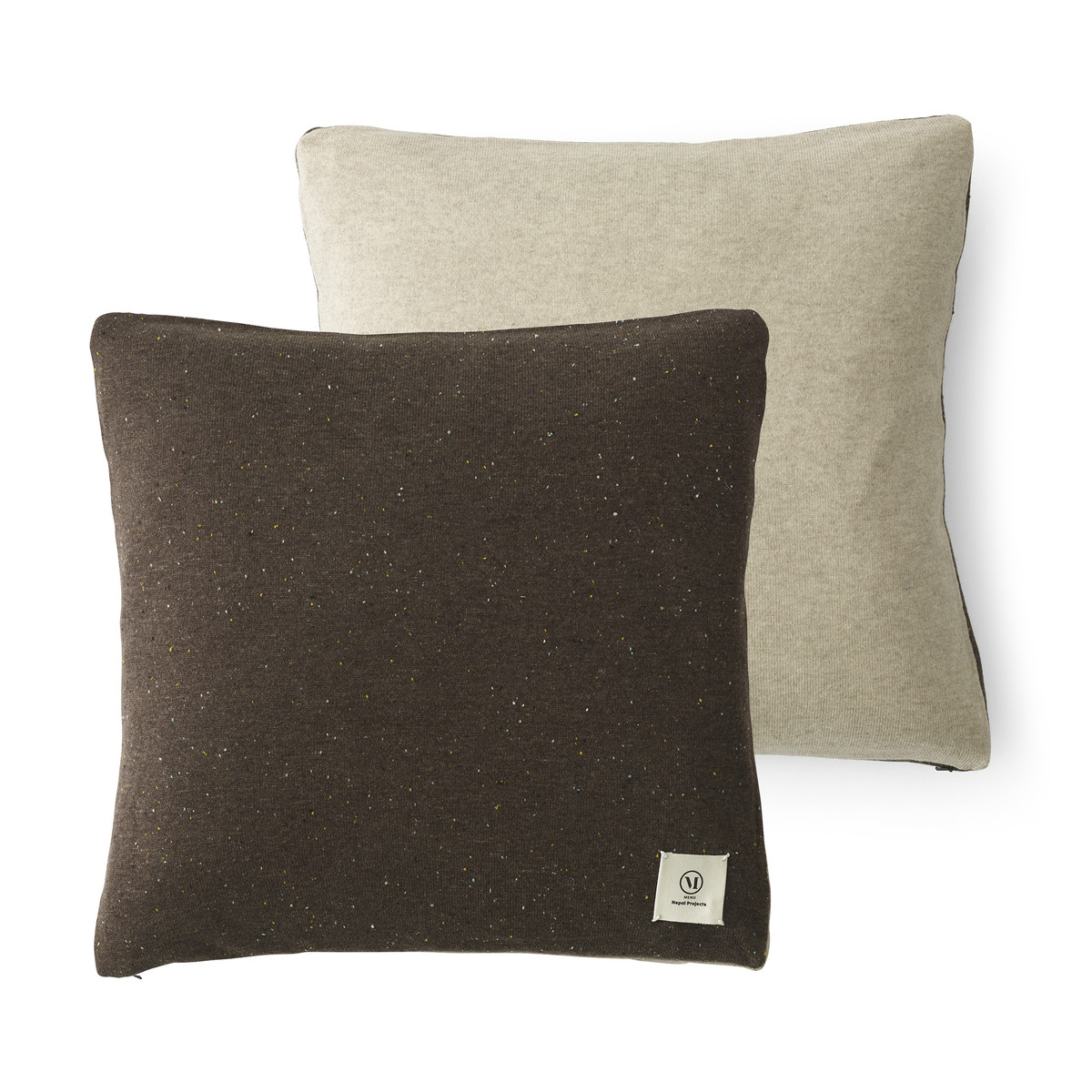 Декоративные подушки 50x50 см коричневая/песочная Color Pillow Menu | https://grandposuda.com.ua