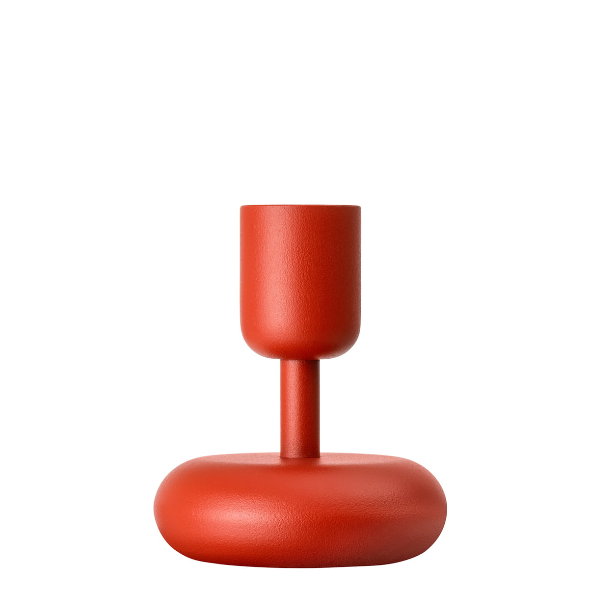 Iittala Підсвічник 10,7х8,6 см червоний Nappula | https://grandposuda.com.ua