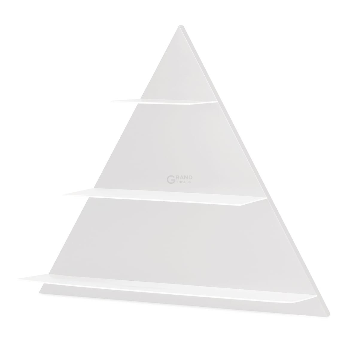 Design Letters Полка 51x6,6x56,5 см белая Paper Regal Triangle Design Letters Полка 51x6,6x56,5 см белая Paper Regal Triangle | https://grandposuda.com.ua