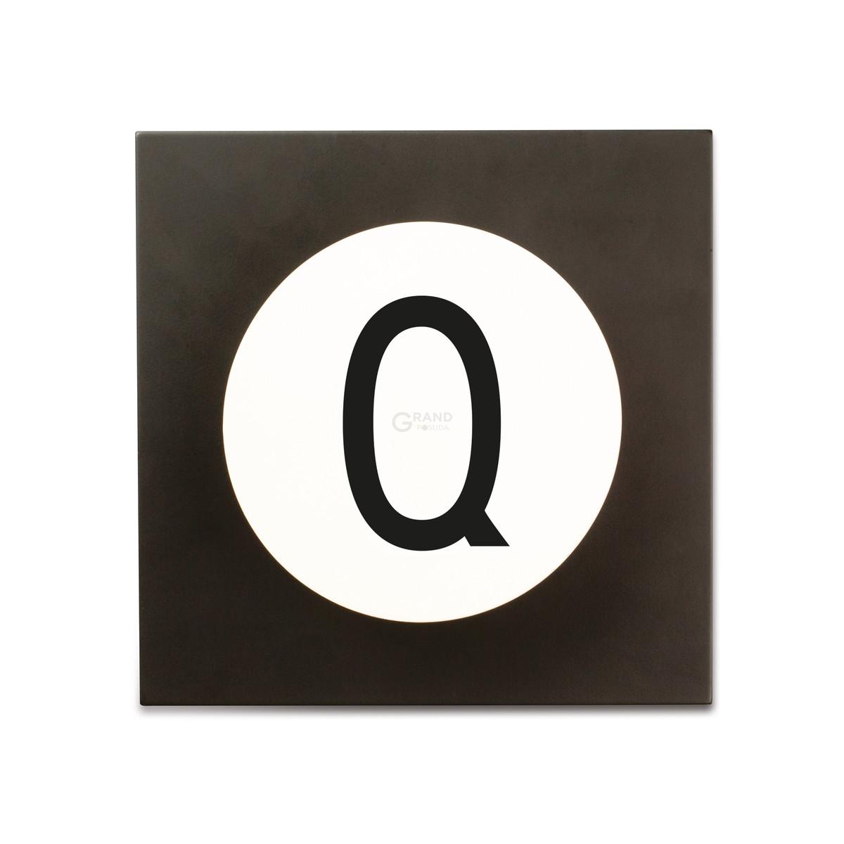 Design Letters Крючки для одежды Q 14x14x9 см черно-белые Hook2 Letter Wandhaken Design Letters Крючки для одежды Q 14x14x9 см черно-белые Hook2 Letter Wandhaken | https://grandposuda.com.ua