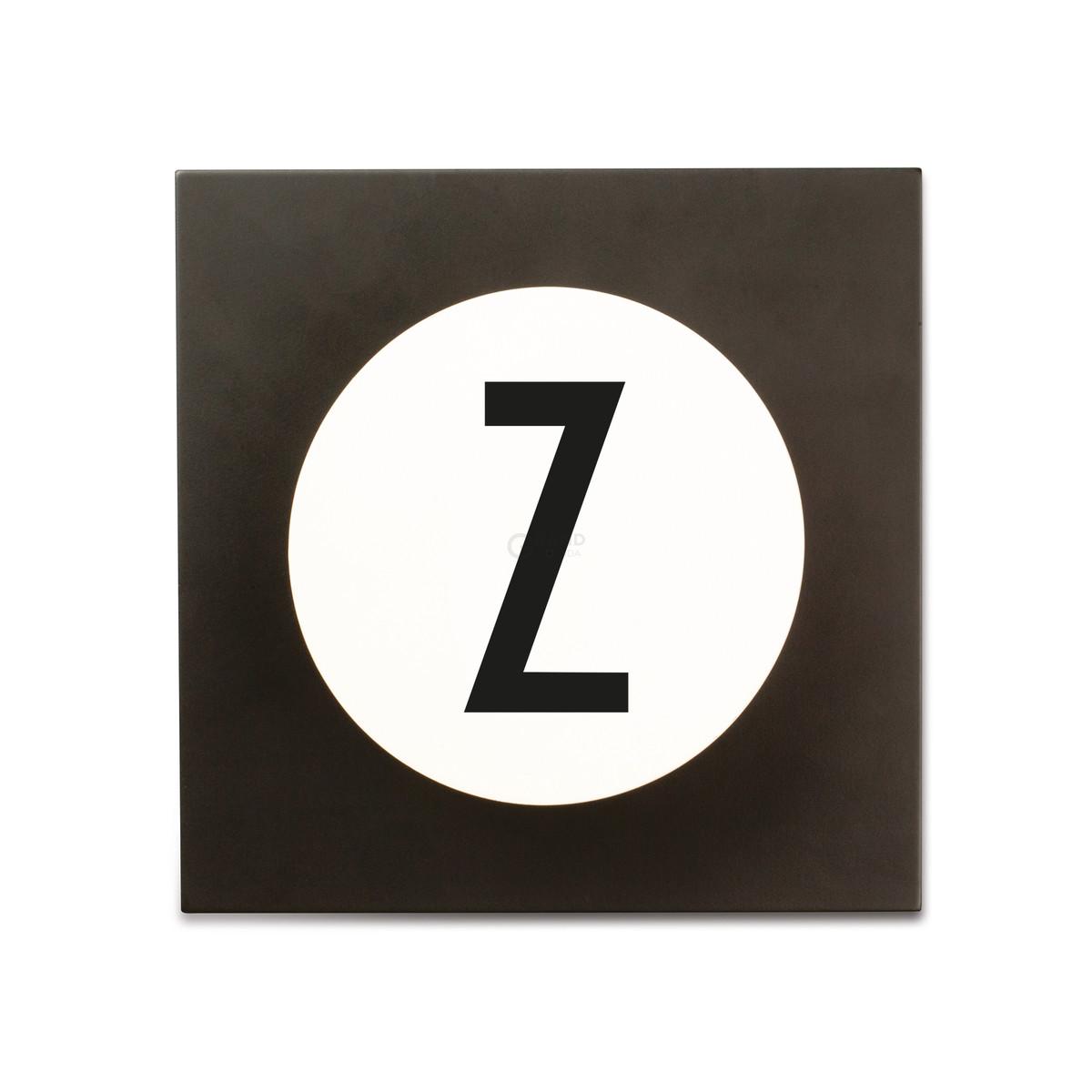 Design Letters Гачки для одягу Z 14x14x9 см чорно-білі Hook2 Letter Wandhaken | https://grandposuda.com.ua
