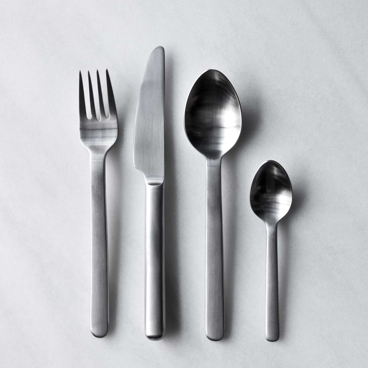 Ложка 19 см серебристая New Norm Menu | https://grandposuda.com.ua