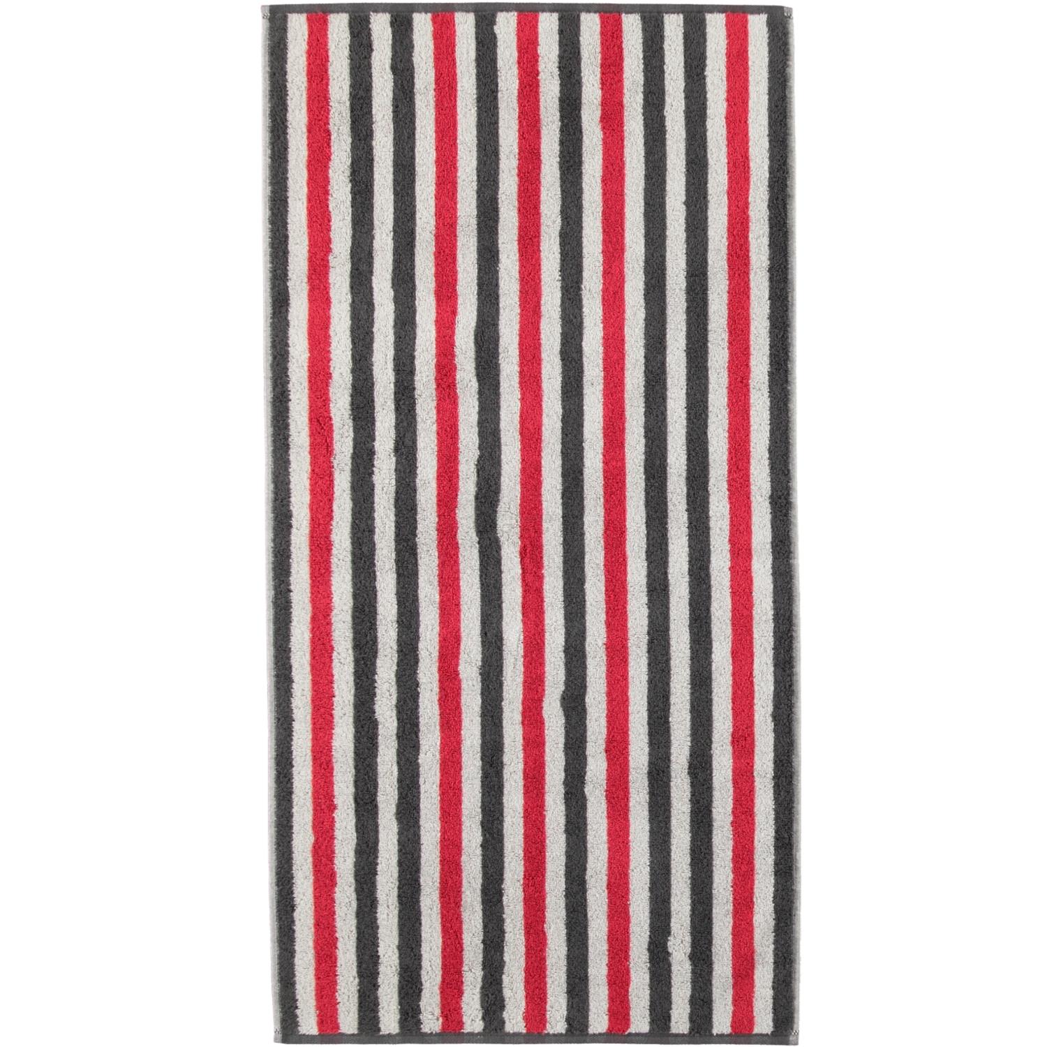Рушник для рук 50 х 100 см Anthrazit Rot Tape Cawo Рушник для рук 50 х 100 см Anthrazit Rot Tape Cawo | https://grandposuda.com.ua