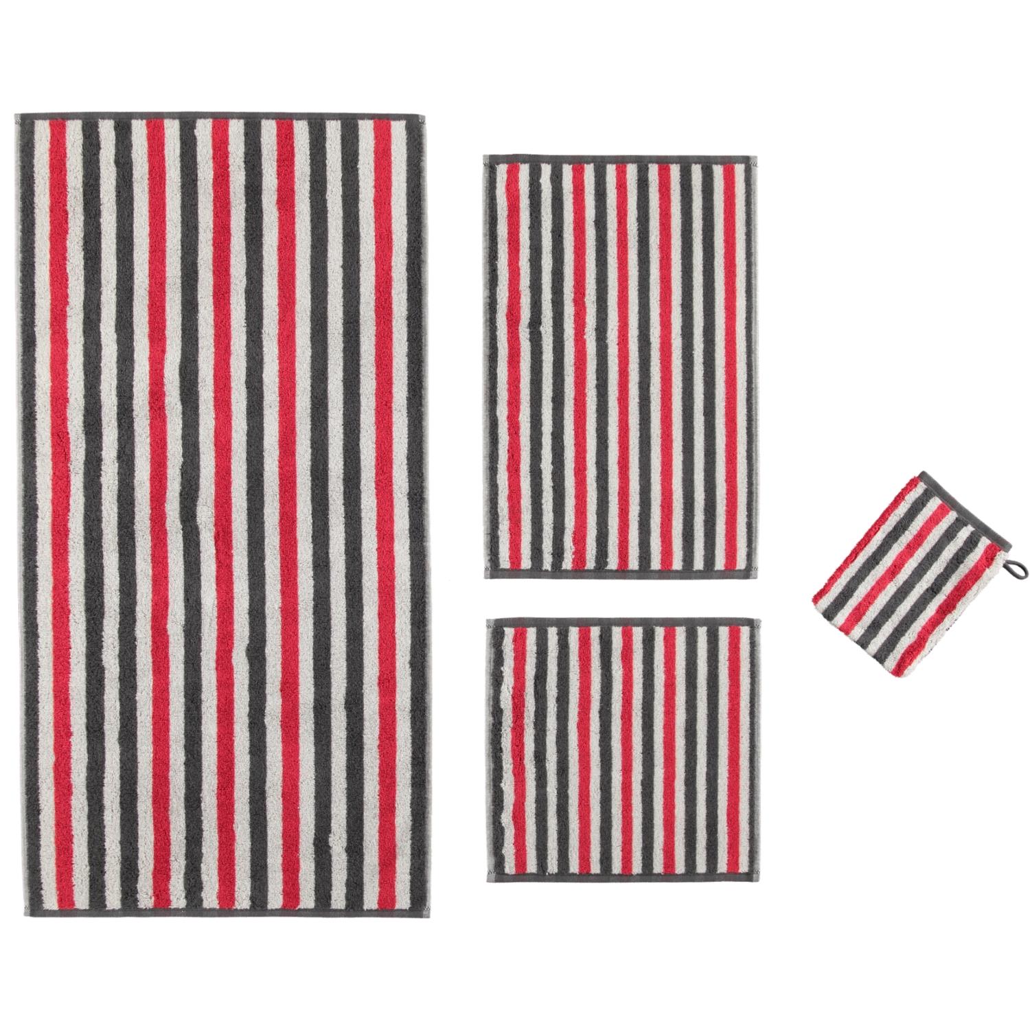 Рушник 30 х 30 см Anthrazit Rot Tape Cawo | https://grandposuda.com.ua