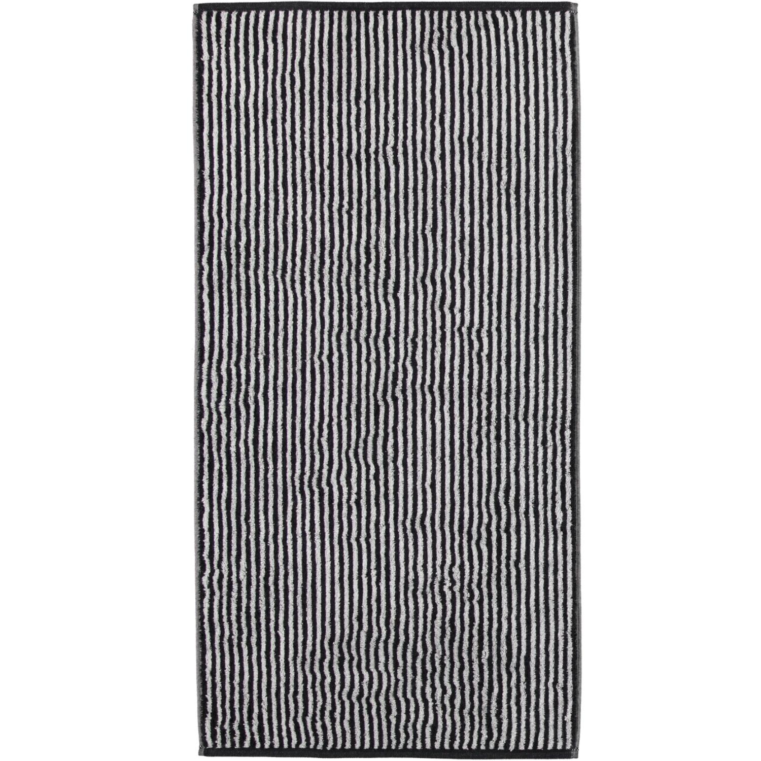 Полотенце для рук 50 х 100 см Black Zoom Stripes Cawo | https://grandposuda.com.ua