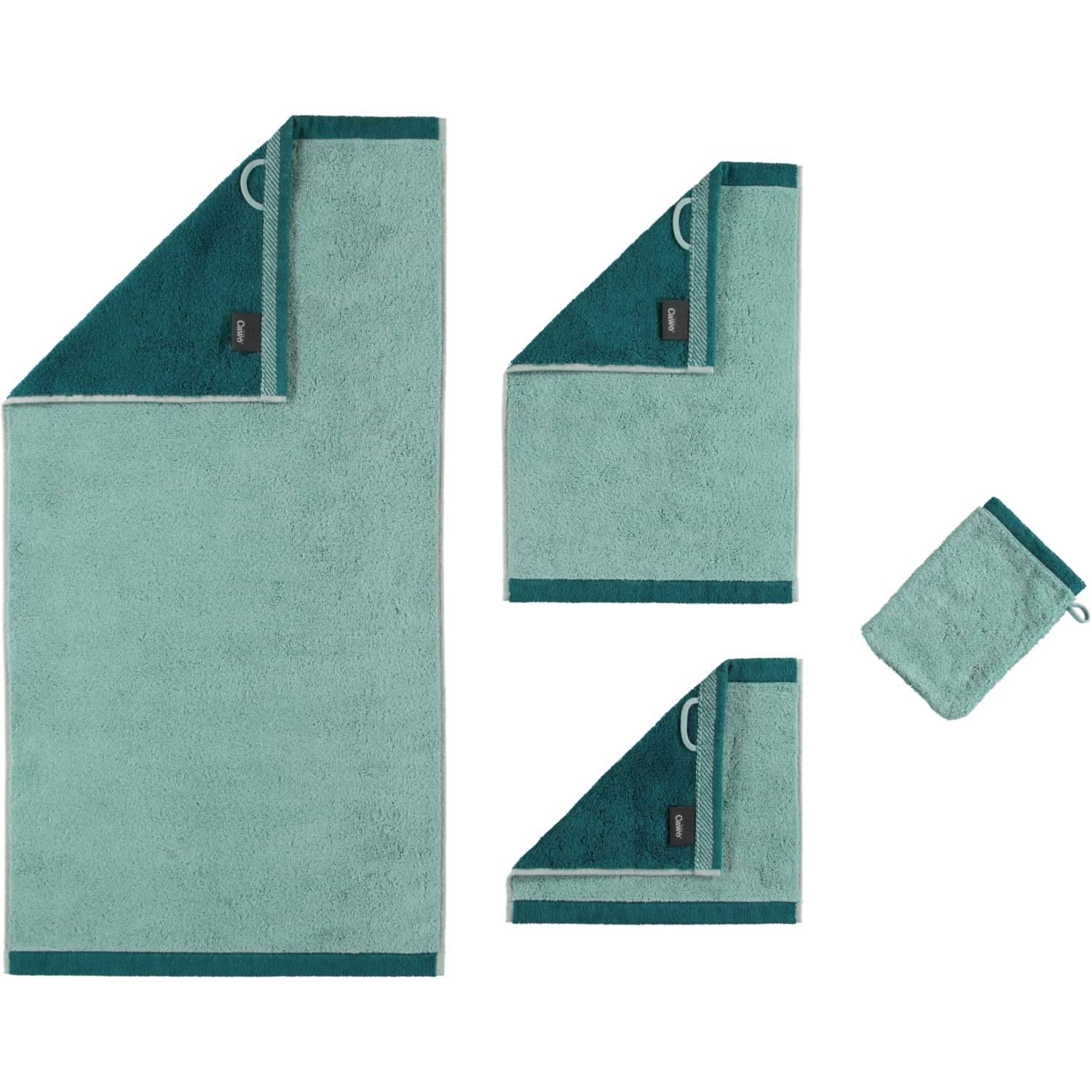 Рушник гостьовий 30 х 50 см Sea Green Plaid Cawo | https://grandposuda.com.ua
