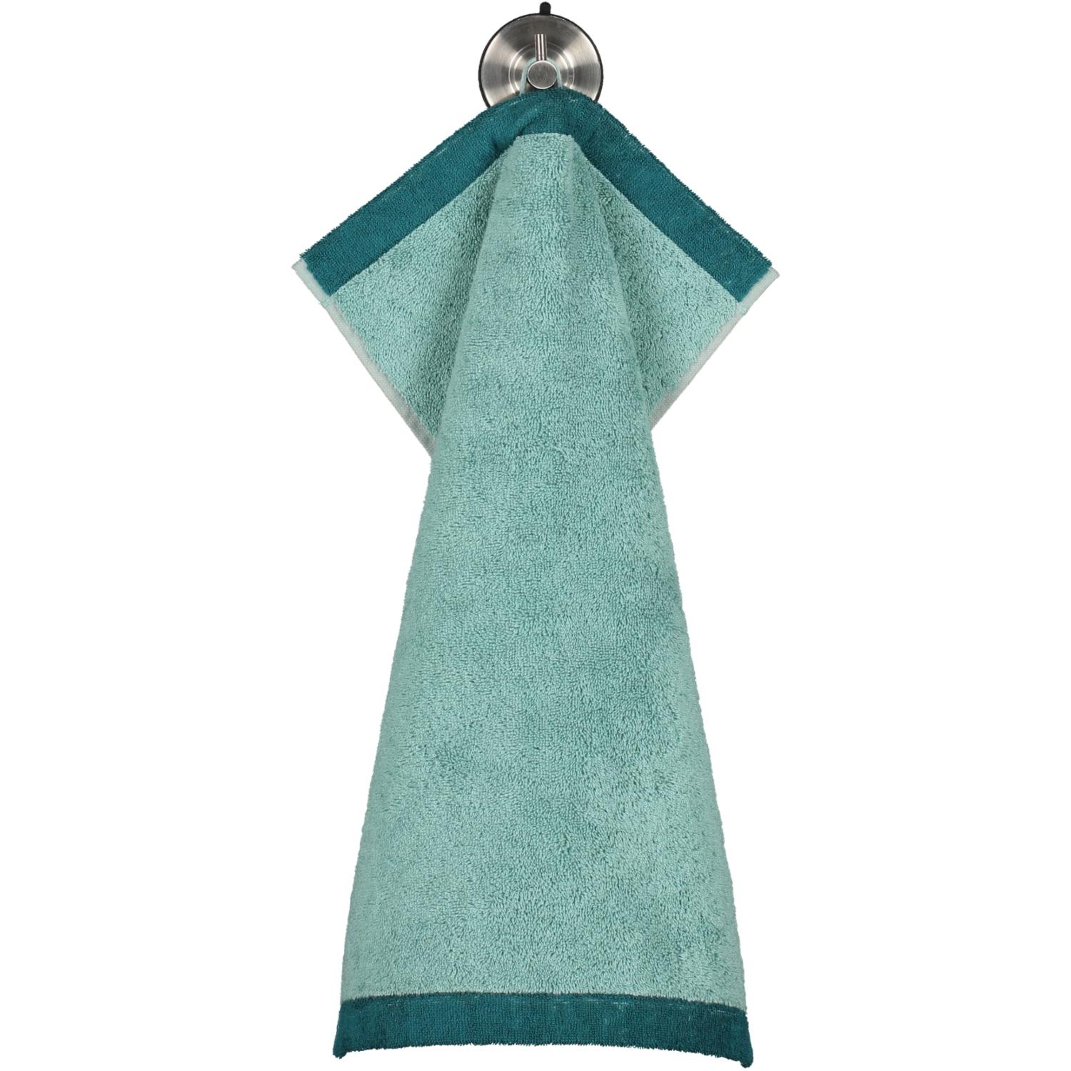 Рушник гостьовий 30 х 50 см Sea Green Plaid Cawo | https://grandposuda.com.ua