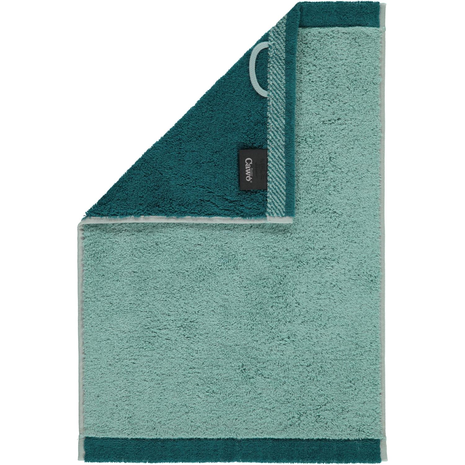 Рушник гостьовий 30 х 50 см Sea Green Plaid Cawo | https://grandposuda.com.ua