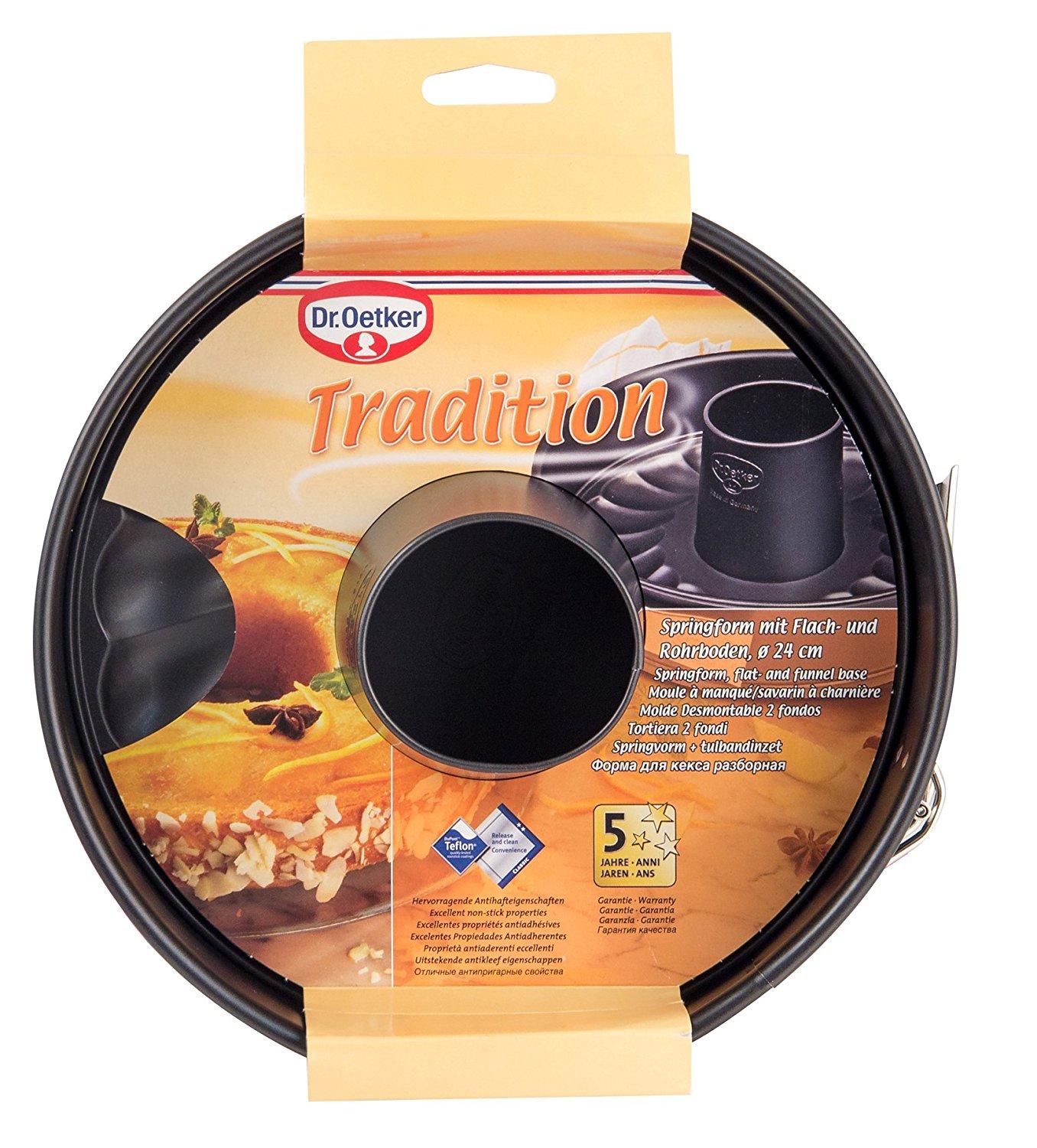 Dr. Oetker Форма для выпечки кексов разъемная Ø 24 см Tradition | https://grandposuda.com.ua