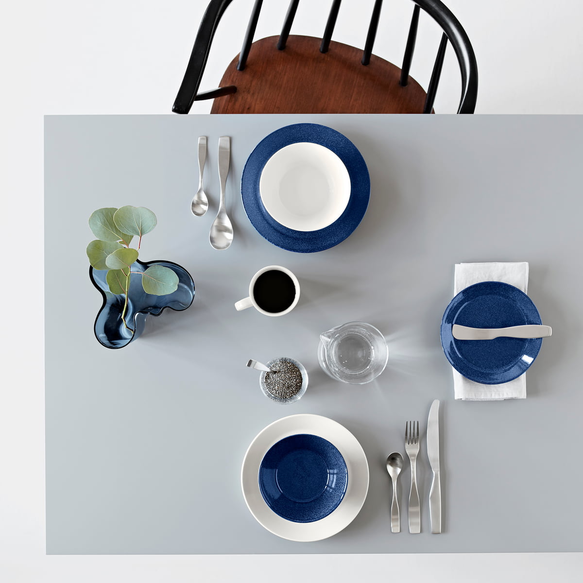 Iittala Тарілка Ø 26 см синя Teema | https://grandposuda.com.ua