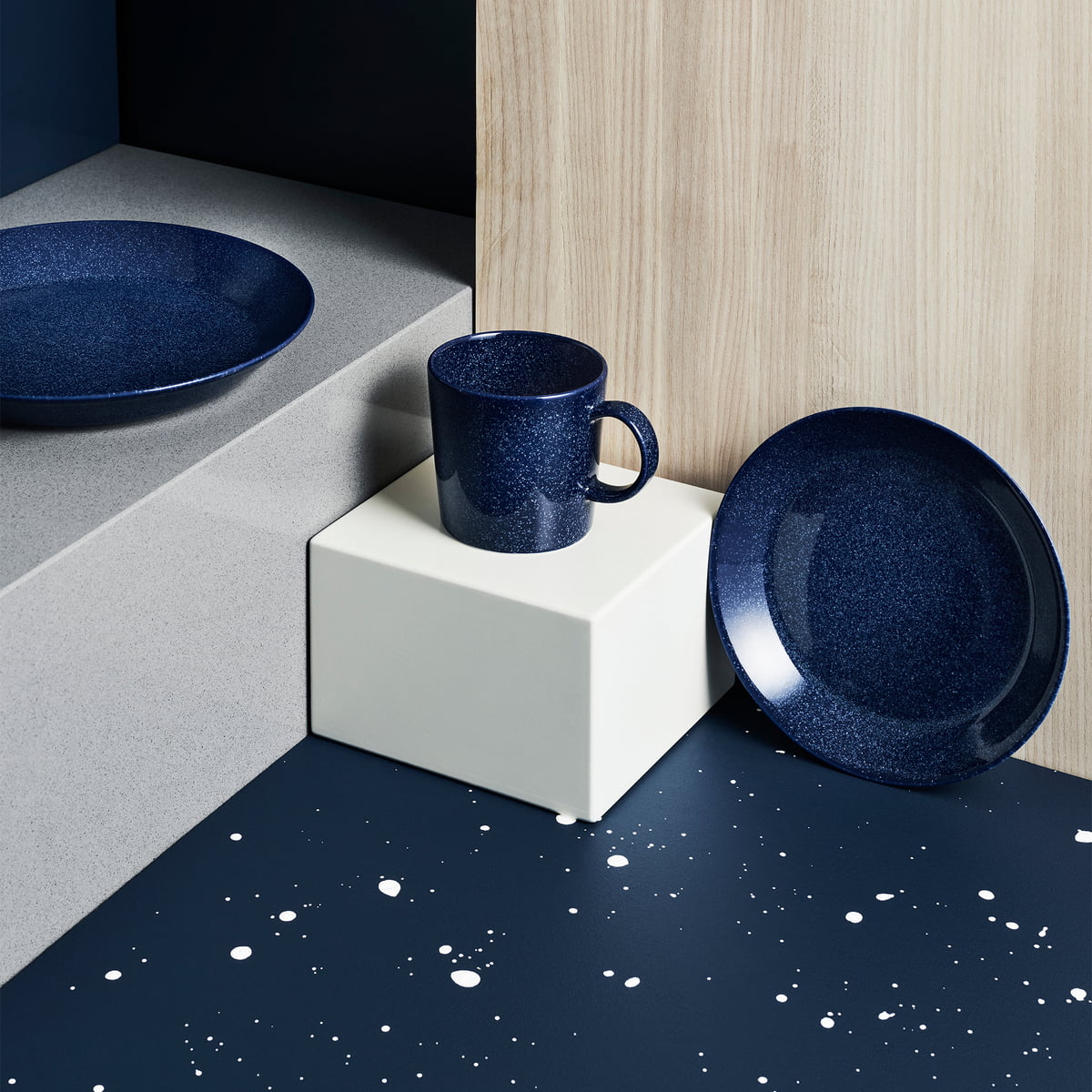 Iittala Тарілка Ø 26 см синя Teema | https://grandposuda.com.ua