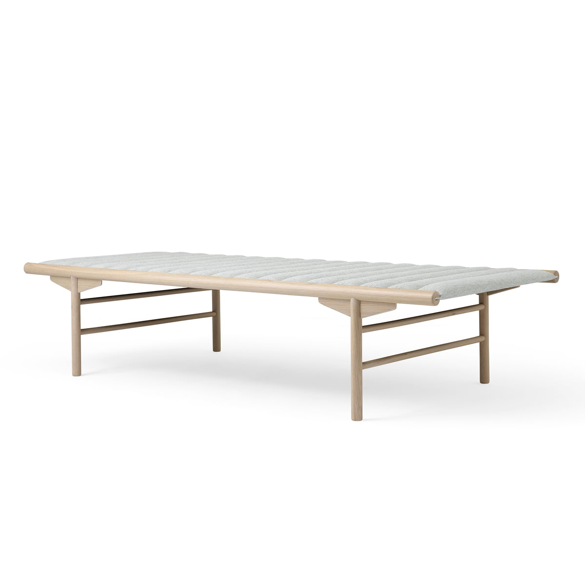 Ліжко 40x80x180 см дерево / світло-сіра Daybed Menu | https://grandposuda.com.ua