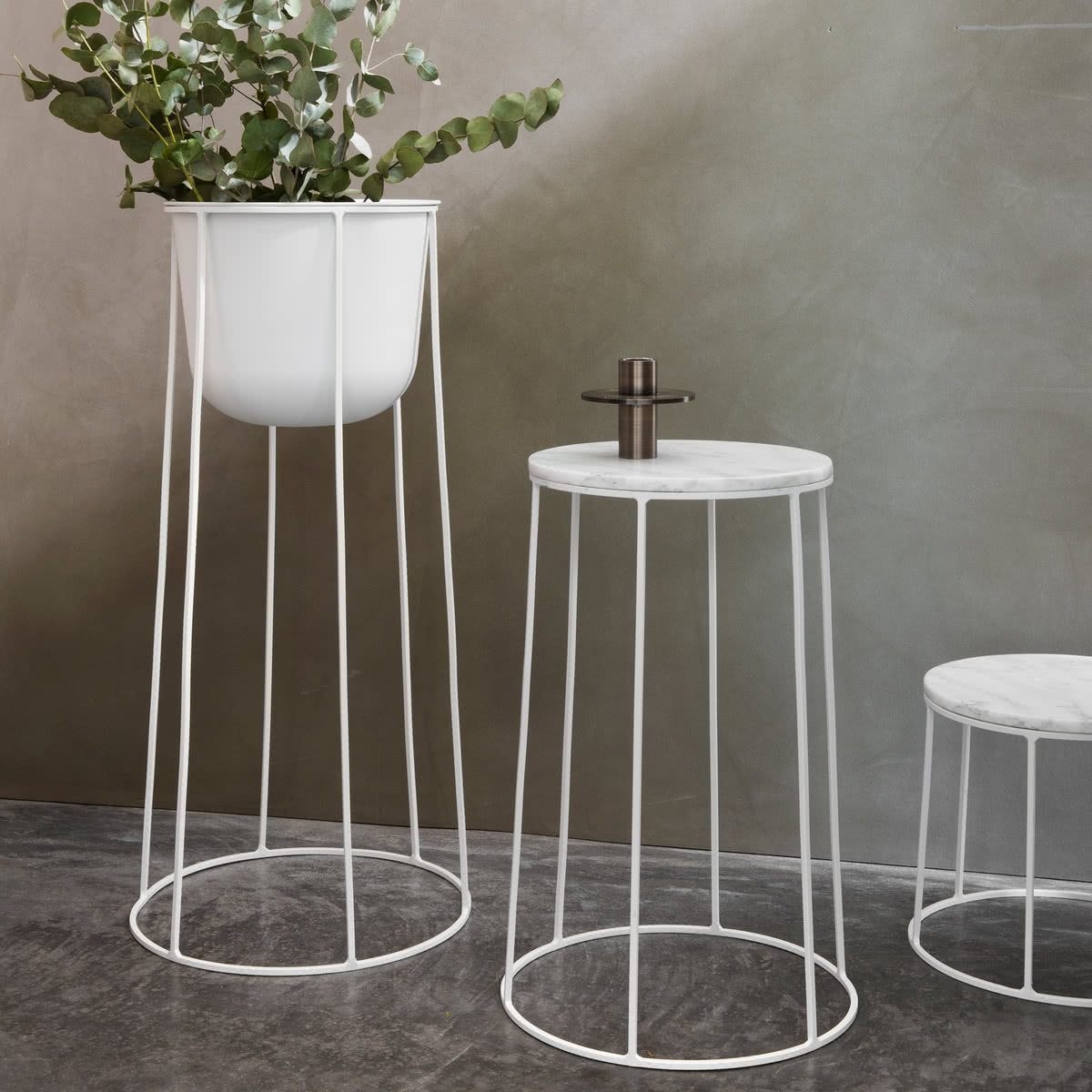 Столешница 1,8x23 см белая Wire Menu | https://grandposuda.com.ua