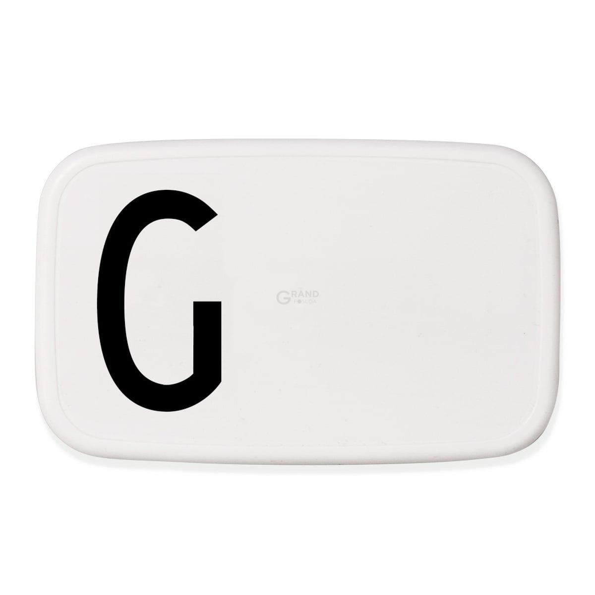 Design Letters Ланч-бокс G 6,5x11x18 см черно-белый Personal Lunch Box Design Letters Ланч-бокс G 6,5x11x18 см черно-белый Personal Lunch Box | https://grandposuda.com.ua